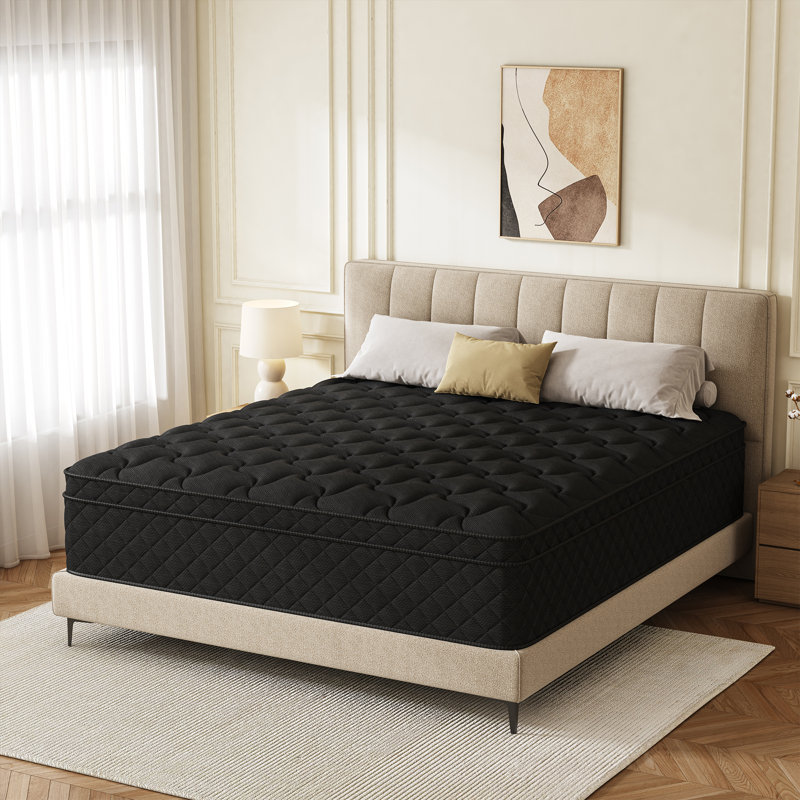 Matelas hybride en mousse viscoélastique gélifiée 12 ", Grand lit