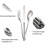 Ivy Bronx Danimir Stainless Steel Flatware Set - Service for 6