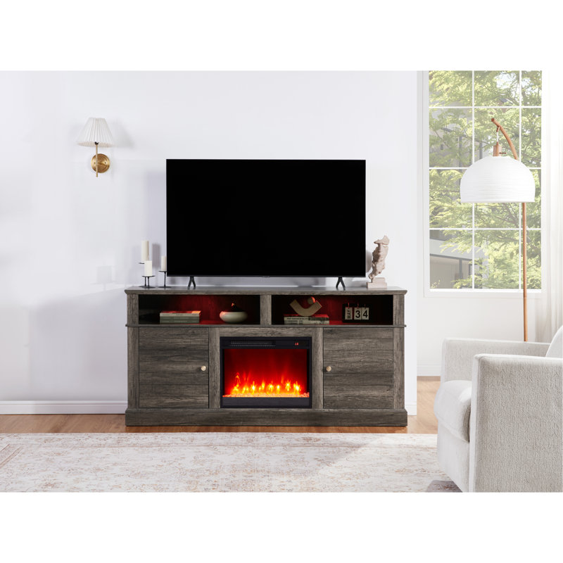 Meuble télé 70 po avec foyer et chauffage