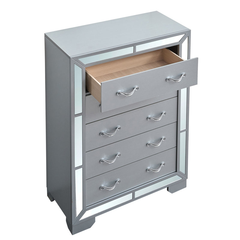 Commode Murry G004800-CH, argent