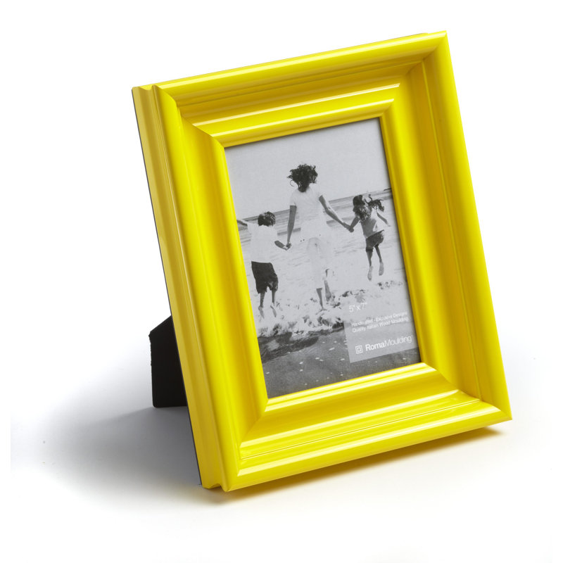 Cadre photo Roma, 8 po x 10 po, Jaune