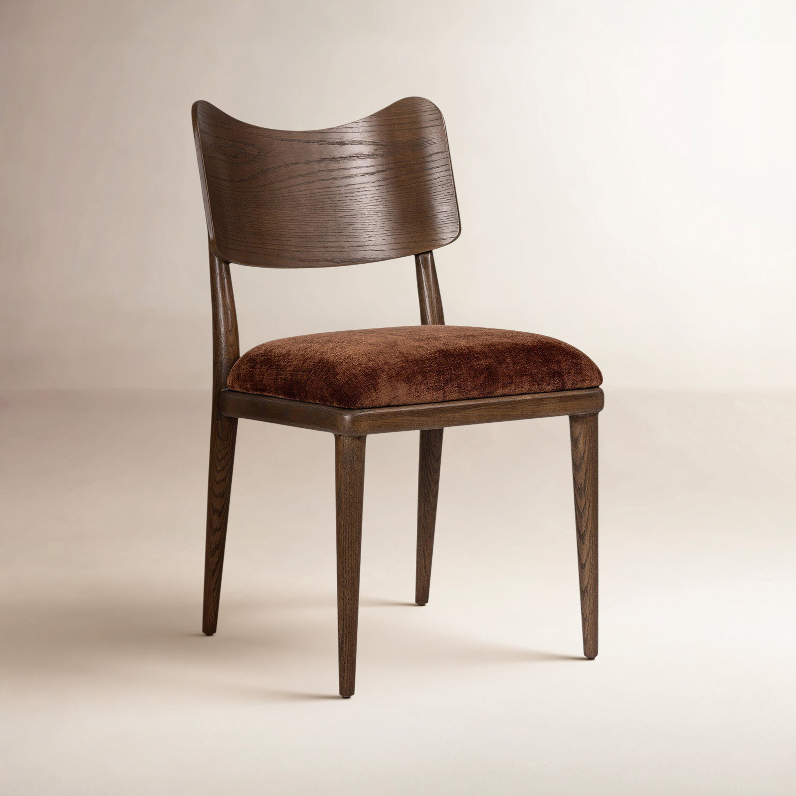 Haus Oak Dining Chair, Brown