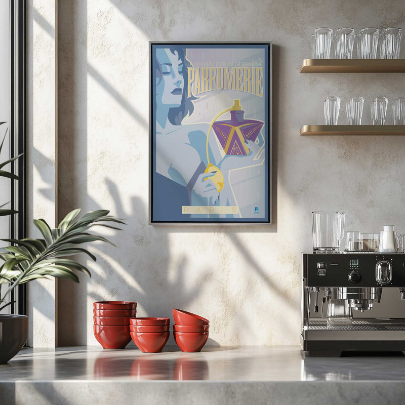 Velours parfum de rêve, Framed Print without Mat, 18.75" H x 12.75" W, Noir satiné