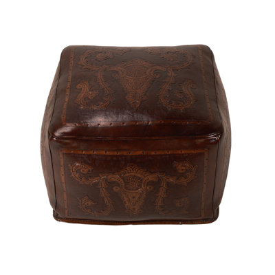 Roniel Leather Ottoman