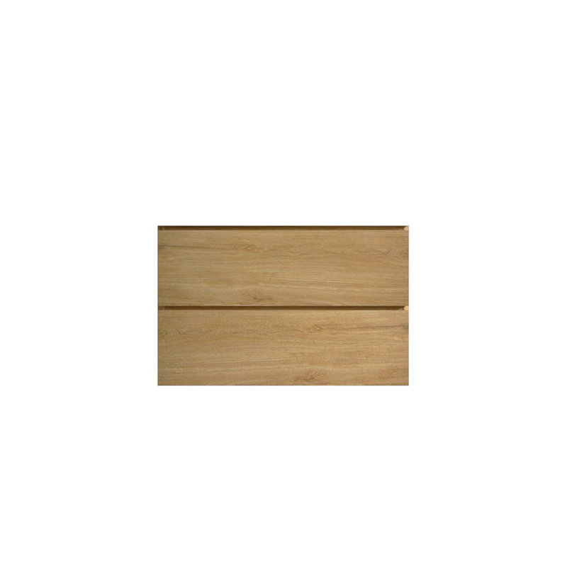 Armoire de salle de bain murale pré-assemblée avec 2 tiroirs - aucun lavabo inclus, solution de rangement peu encombrante