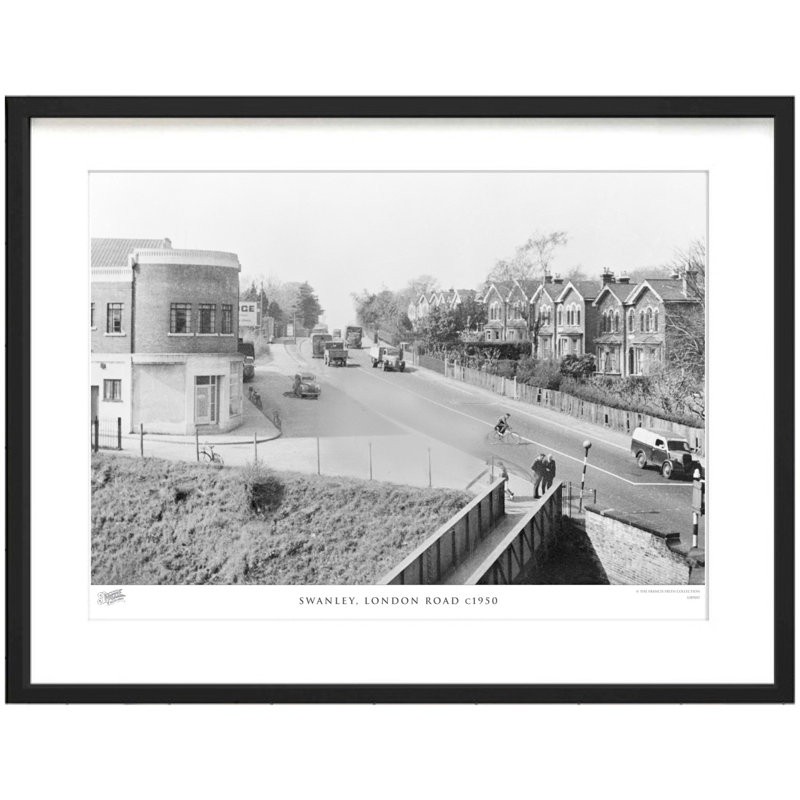 Swanley, London Road C1950 by Francis Frith - Single Picture Frame Print, 60cm H x 80cm W x 2.3cm D