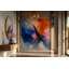 Papier peint amovible bleu et orange-49614815-49614813