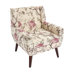 Cream/Pink Linen Blend