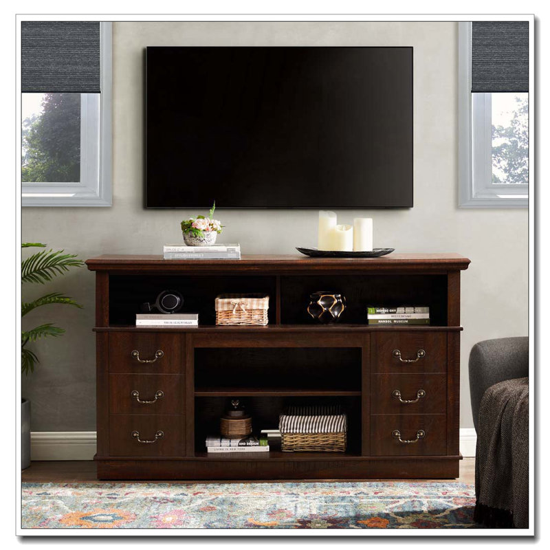 Meuble télé avec rangement pour téléviseur de 65 po ou moins