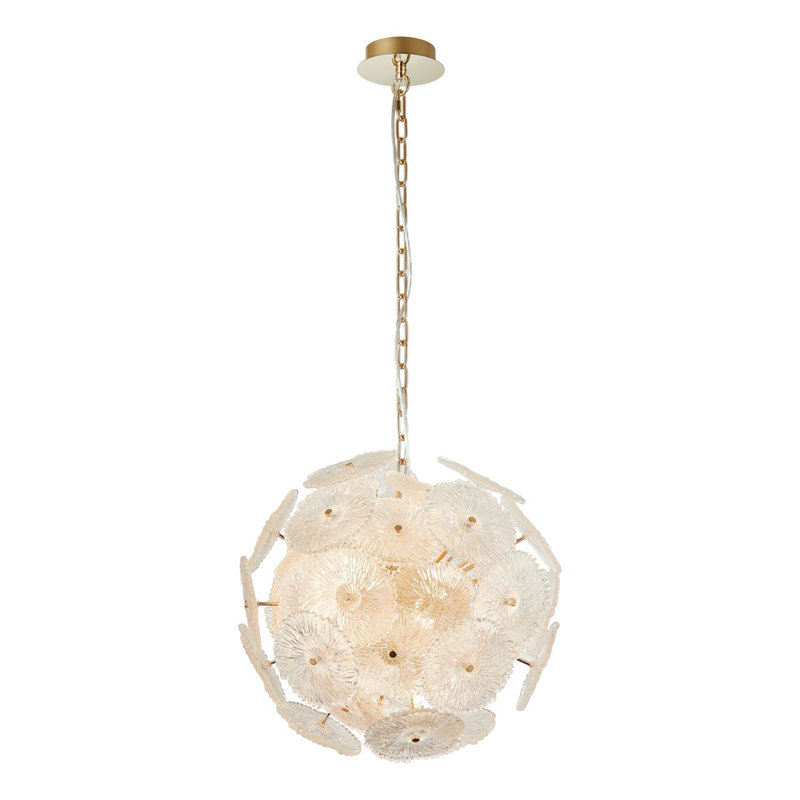 Lustre circulaire Naftula - laiton - 18 lumières