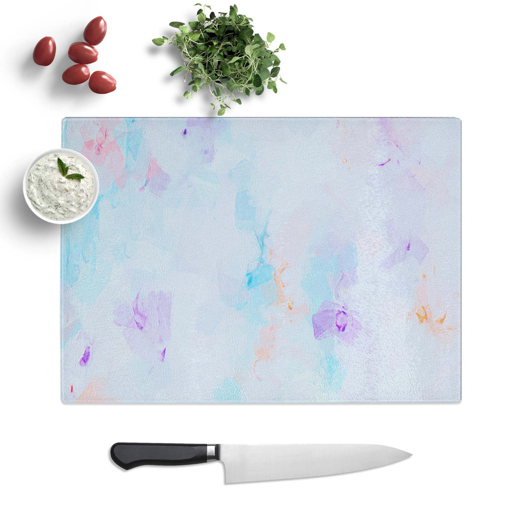 Glass Heart of Passion in Abstract Chopping Board