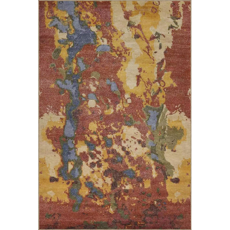 Tapis décoratif moderne, Sous-tapis carré 3 pi 3 po inclus