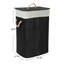 Panier à linge en bambou Grove avec poignées en corde, couvercle et sac à linge amovible lavable à la machine, 19 gallons-97956516