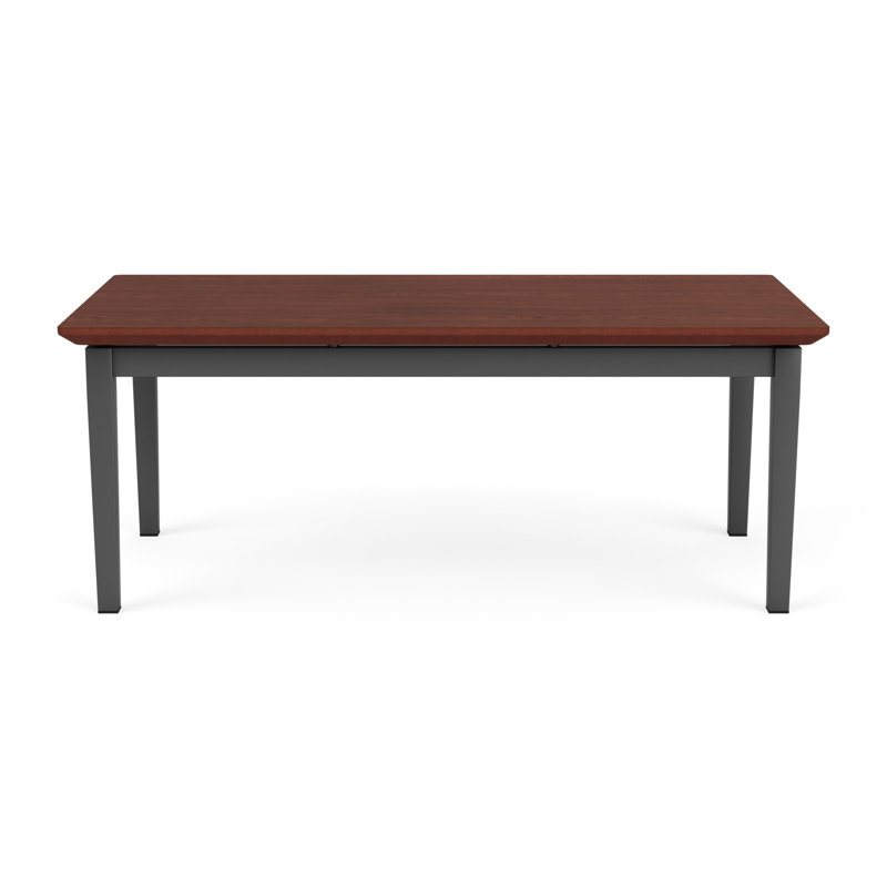 Table basse en acier Lenox, Gris anthracite, Cerise Canyon