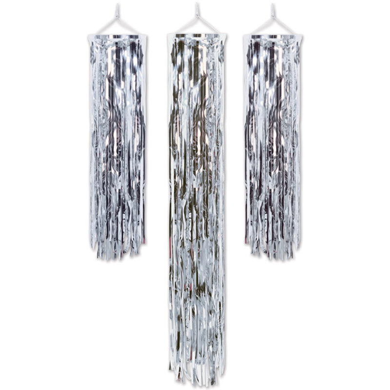 Abstract Wall Decor, Silver