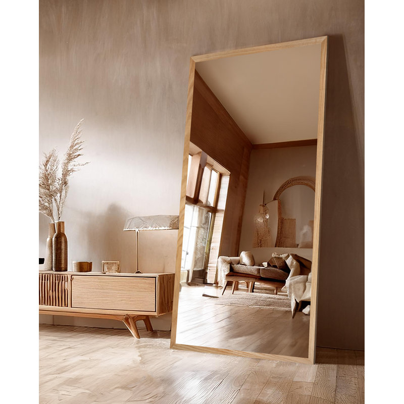  Miroir de plancher Ozark, Naturel, 73 po x 30 po