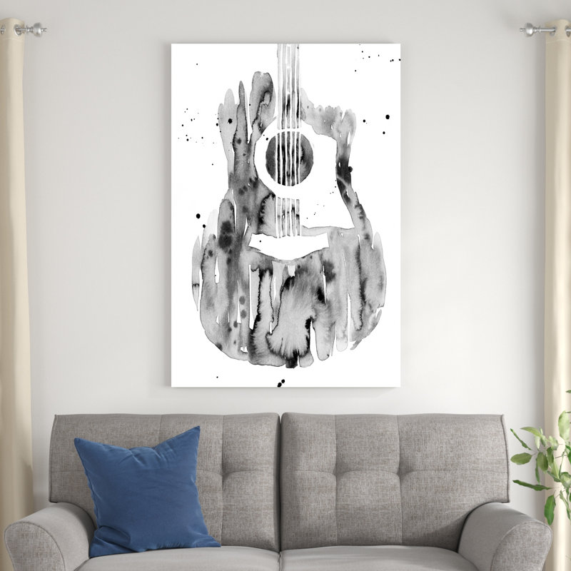 Guitare Flow III, H 48 po x l 32 po x P 1 po