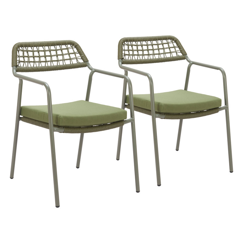 Ensemble de 2 chaises de salle à manger Rio (vert), Vert