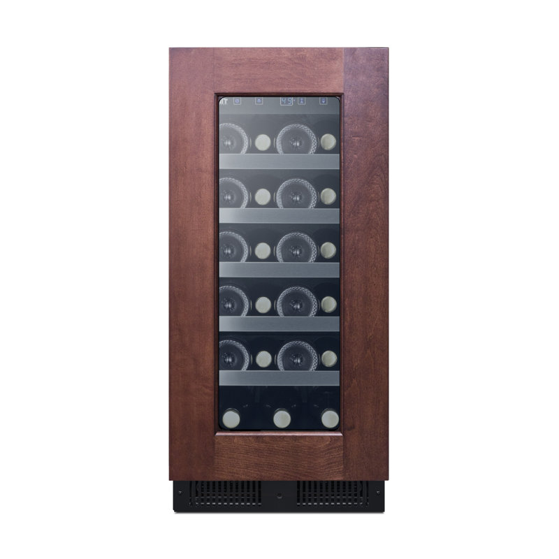 Summit Appliance 15" Wide Panel Ready Built-In ADA Compliant Wine Cellar (Panel Not Included), Left Handed