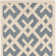 Arneshia Geometric Blue/Bone Area Indoor/Outdoor Area Rug