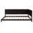 Wood Daybed/ Bed, Full Size, Mid-century Modern Style, Frame With Armrest & Daybed/, Classic Design, Wood, Included-117620306-117620311