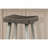 Solid Wooden Stool Set Of 2Pc, Contour Seat Gray / White 29"H-1899295425-1899295426-1899295427