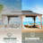 20 ft. W x 12 ft. D Hardtop Gazebo, Patio Gazebo