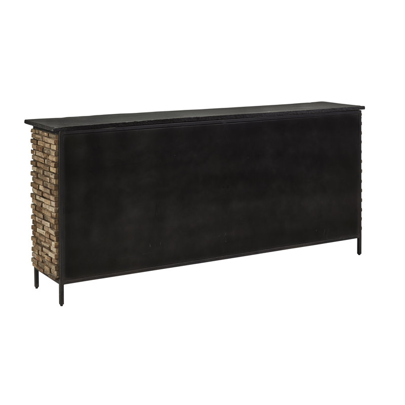 Aceta 79.25'' W Solid Wood Sideboard