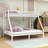 Metal Frame Bunk Bed With Slats And Ladder-378349766-378349819