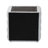 Baxton Studio Cadmus Modern Light Grey Channel-Tufted Fabric 2-Drawer Nightstand
