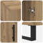 Desk With Shelf 140 X 50 X 75 Cm Engineered Wood-268791325