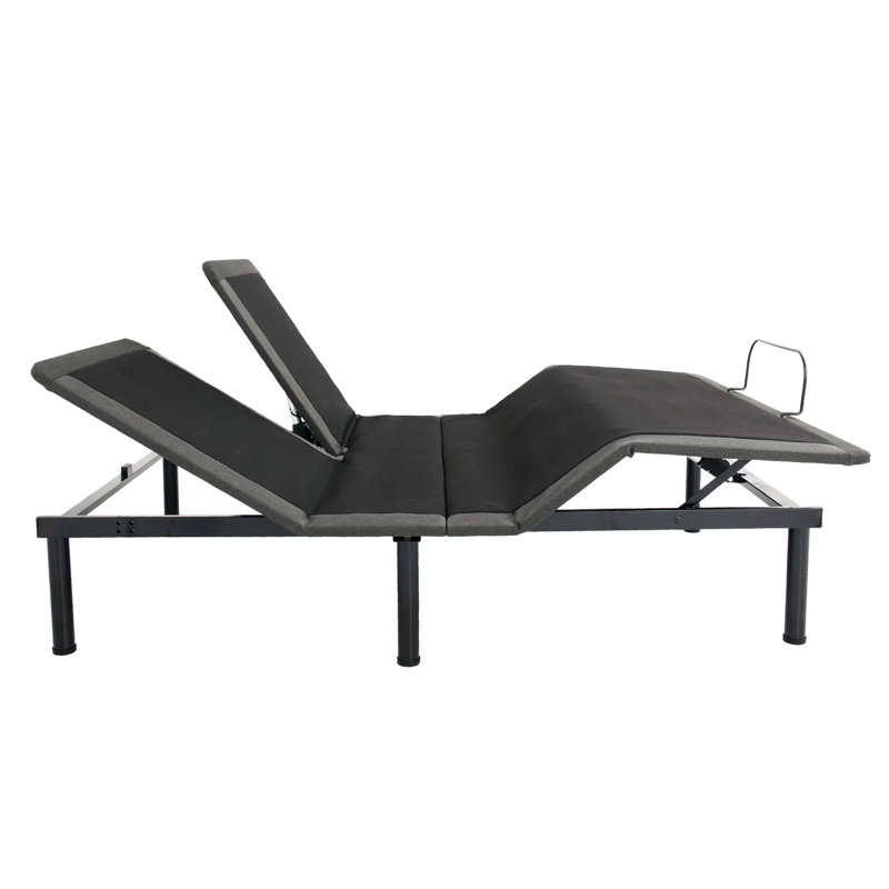 Wireless Remote Bed Frame - Zero Design, 12" Product Height Voice Activated Adjustable Seamless Compatibility, 55 Degrees Head Elevation