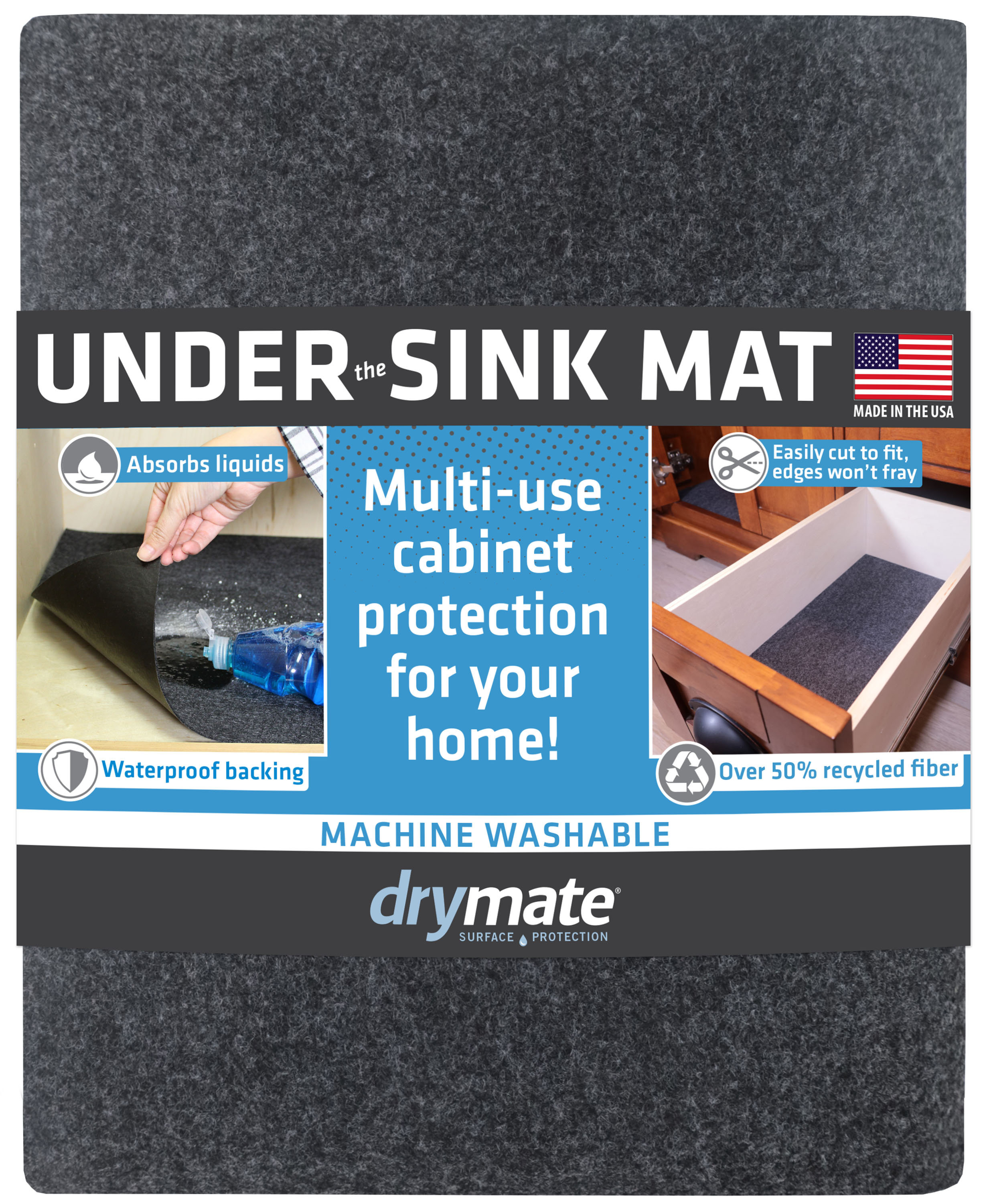 Drymate Under The Sink Mat, Protective Mat Absorbent
