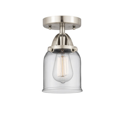 Glass Semi Flush Mount