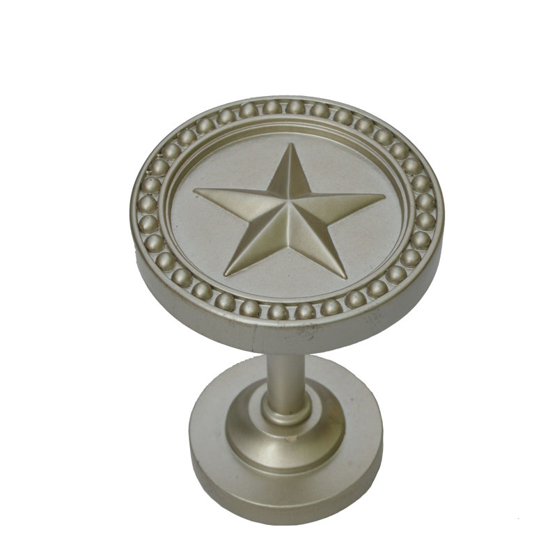 Retenue de rideau Joelyne Star Medallion, Étain