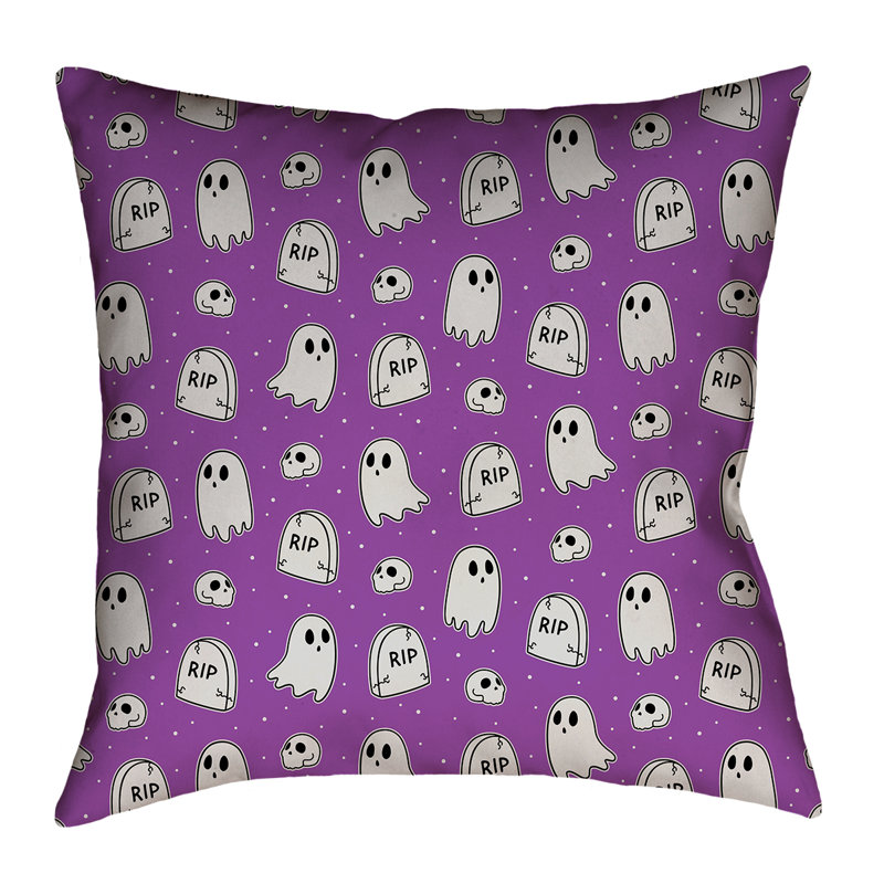 Housse de coussin Katelyn Elizabeth, 18 po x 18 po, Simili suède, Mauve