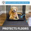 Tapis de cage pour chien Dashuri Premium, doublure de cage de protection pour chenils - absorbant, imperméable, lavable à la machine
