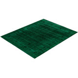 Overdyed One-of-a-Kind 8' 4" X 10' 4" Hand Knotted Area Rug