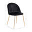 46cm H Velvet Upholstered Massivrücken Side Chair-70869407