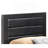 Stylish Transitional Twin Bed In Black