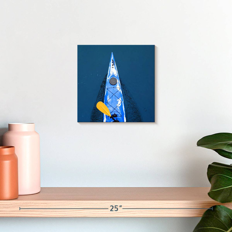 Kayak bleu Mehar, H 10 po x l 10 po