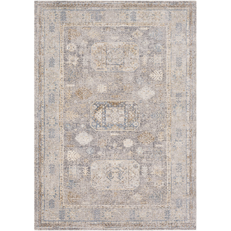Oriental Indoor Rug, Rectangle 5'3" x 7'3"
