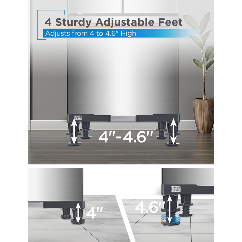 BLACK+DECKER Multi-Functional Stand, 4"H Pedestal Stand, BWS16