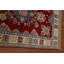 Tapis oriental géométrique Kazak rouge 6