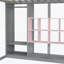 Lit en bois avec garde-robe, tablettes et armoire-115672694-115672696