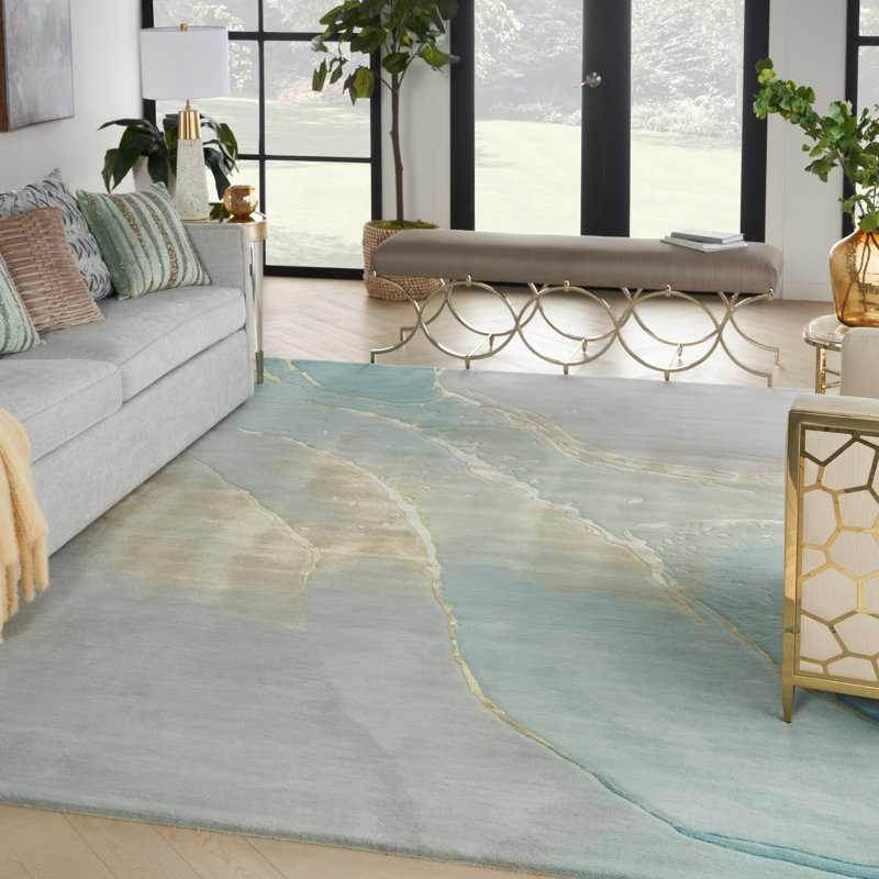 Tapis abstrait Prismatic, Rectangle 9 pi 9 po x 13 pi 9 po