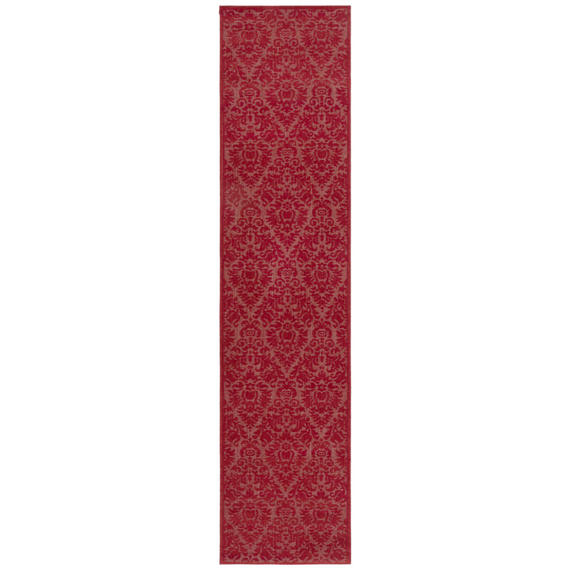 Arneshia Geometric Indoor/Outdoor Area Rug, Runner 2'3" x 10'