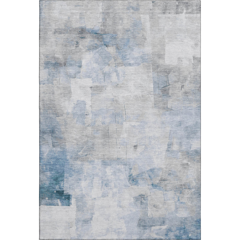 Premium Machine Washable Garett AMF1673 Abstract Rug, Rectangle 9' x 12'