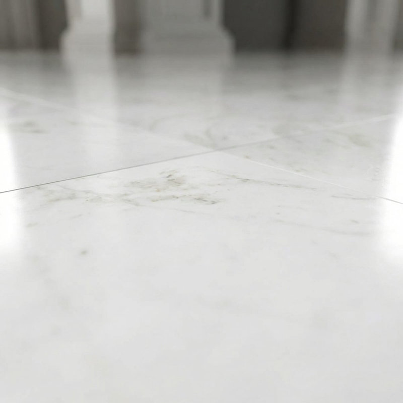 Daphne White Polished 12x12 Marble Tile, White