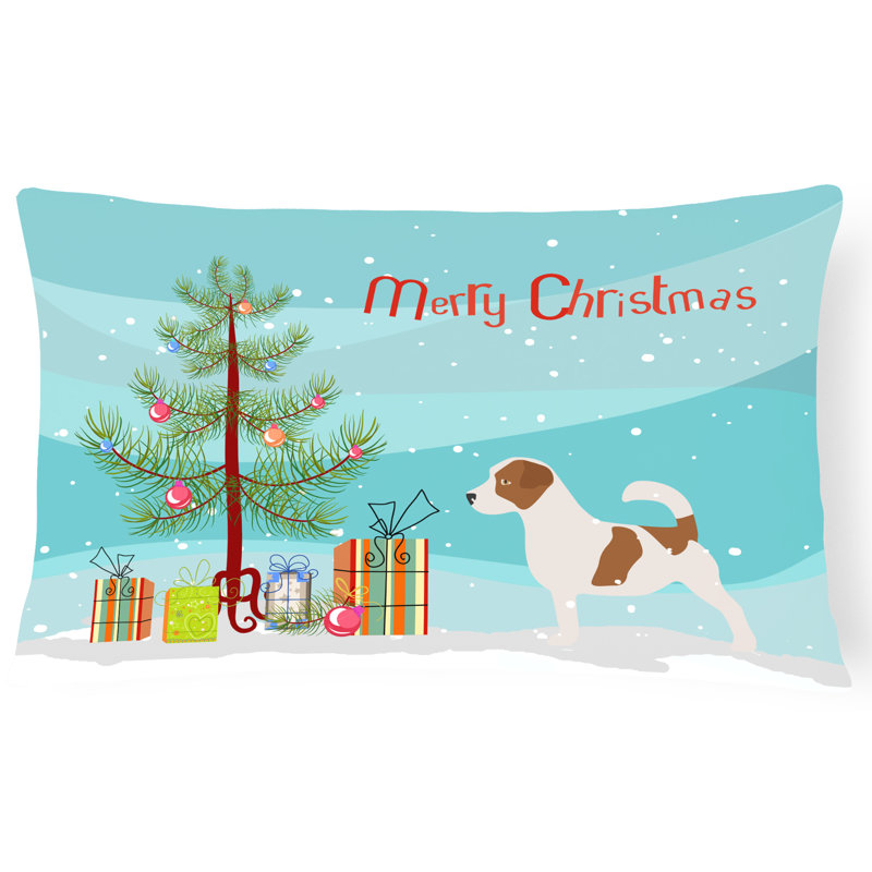 Jack Russell Indoor/Outdoor Lumbar Pillow